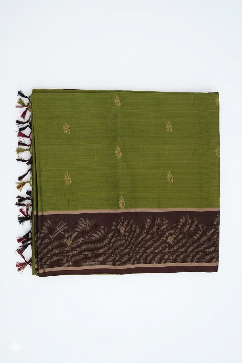 Kanchipuram Semi-Silk Saree
