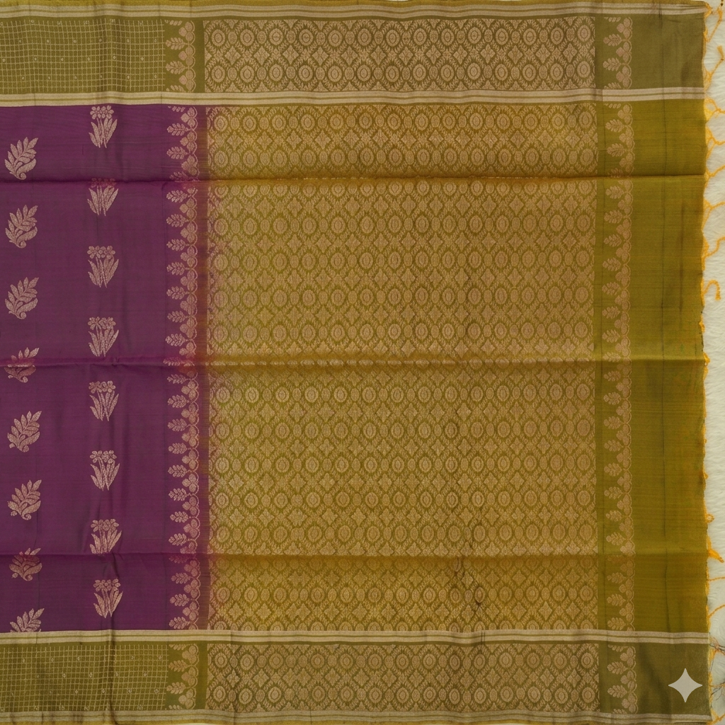 Kanchipuram Semi-Silk Saree