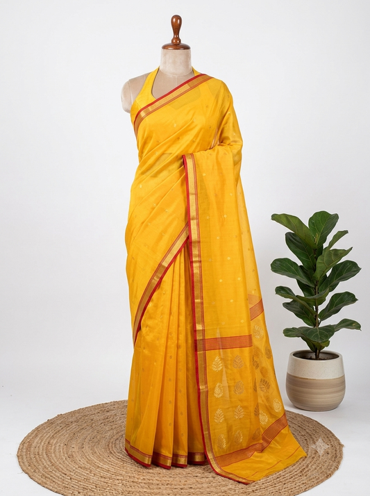 Chanderi Katan Silk saree,