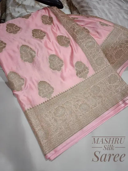 Banarasi Mashru Silk Saree
