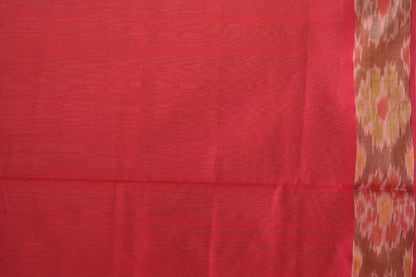 Ikkat Border Cotton Saree