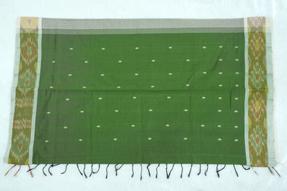 Ikkat Border Cotton Saree