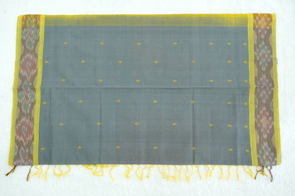 Ikkat Border Cotton Saree