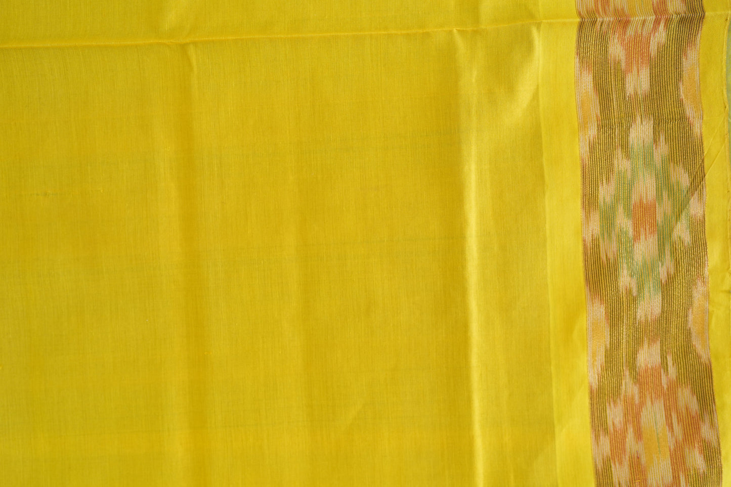 Ikkat Border Cotton Saree