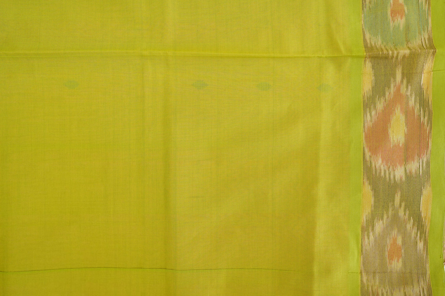 Ikkat Border Cotton Saree