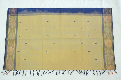 Ikkat Border Cotton Saree