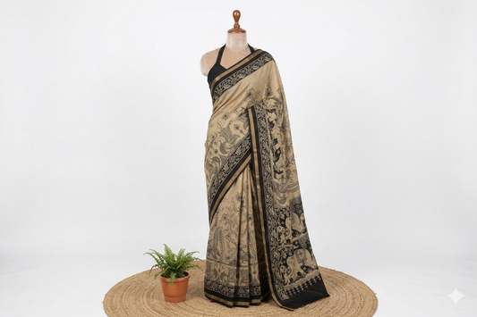 Linen Cotton Saree