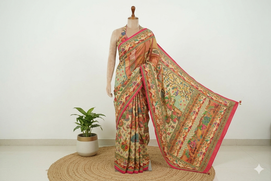 Kalamkari Cotton Saree