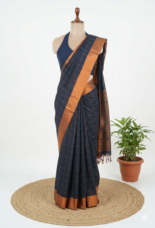 Kanchi Cotton Saree
