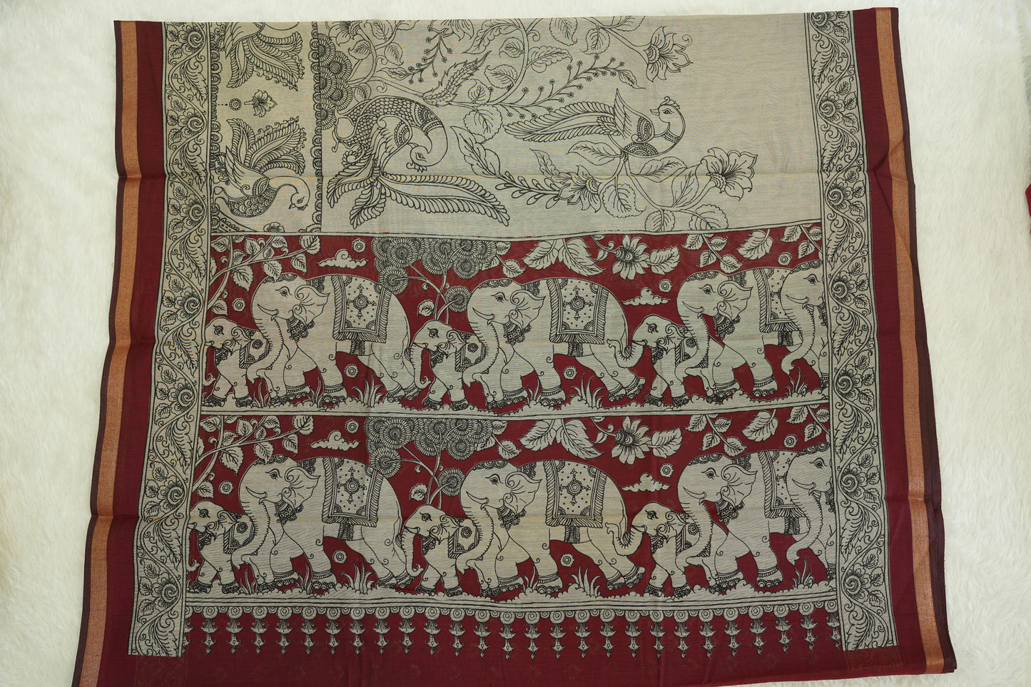 Linen Cotton Saree
