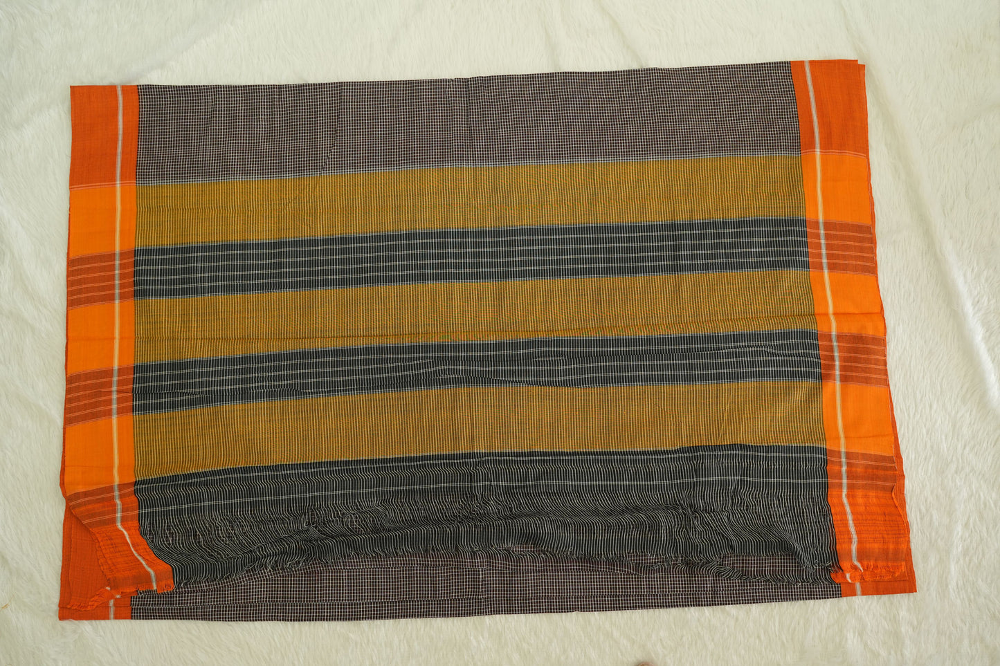 Patteda Anchu Cotton Saree