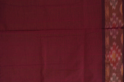 Ikkat Border Handloom Cotton Saree