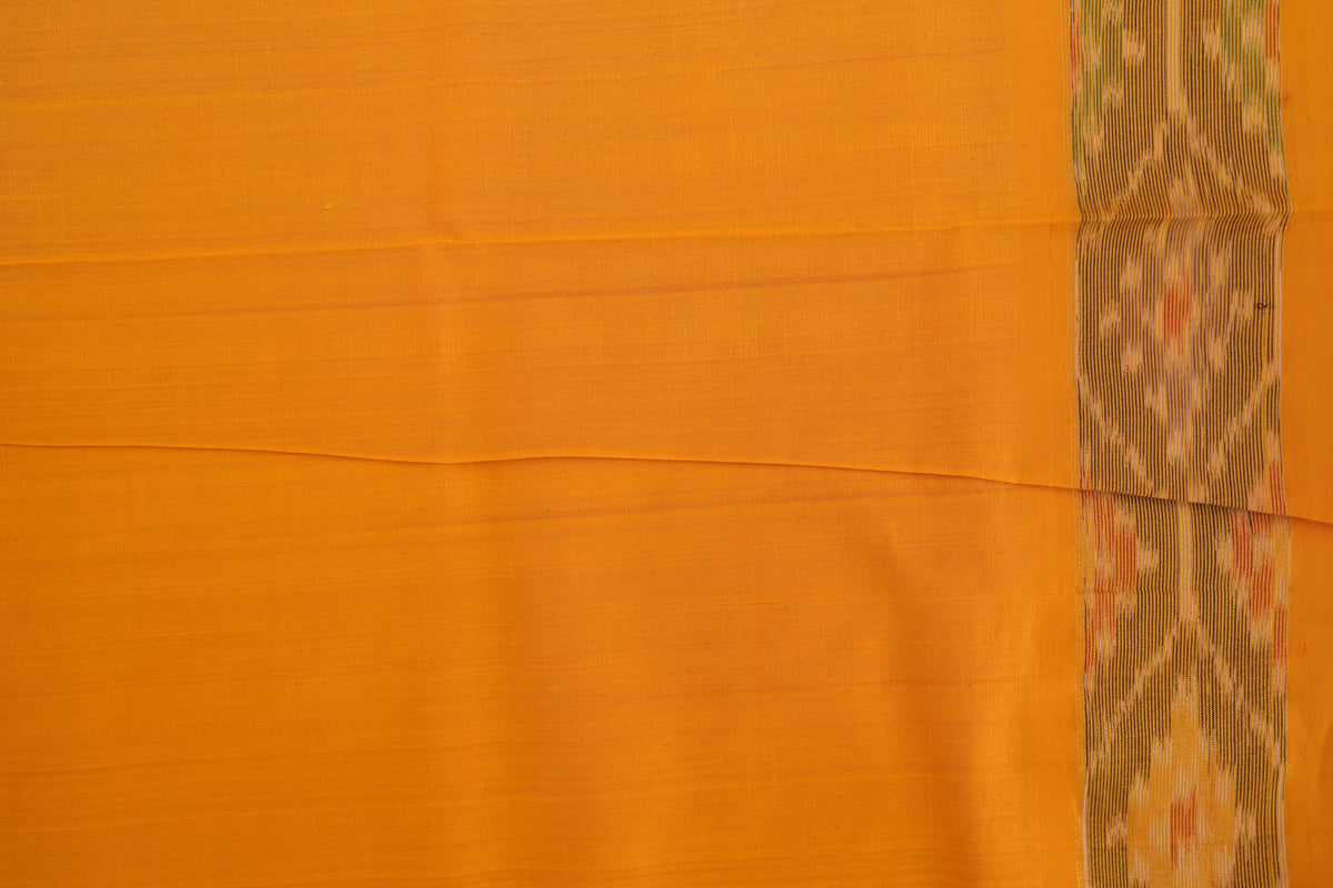 Ikkat Border Handloom Cotton Saree