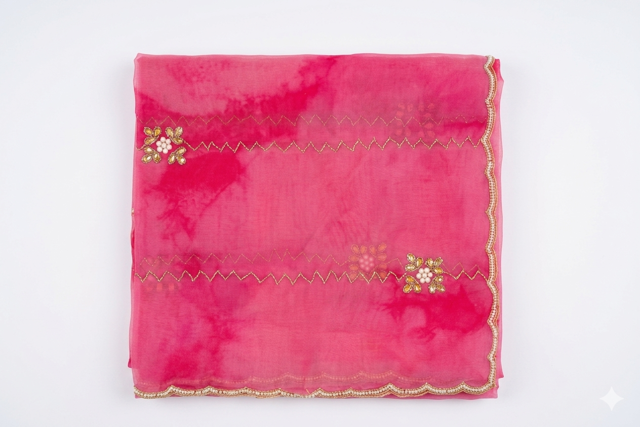 Party Wear Organza Saree