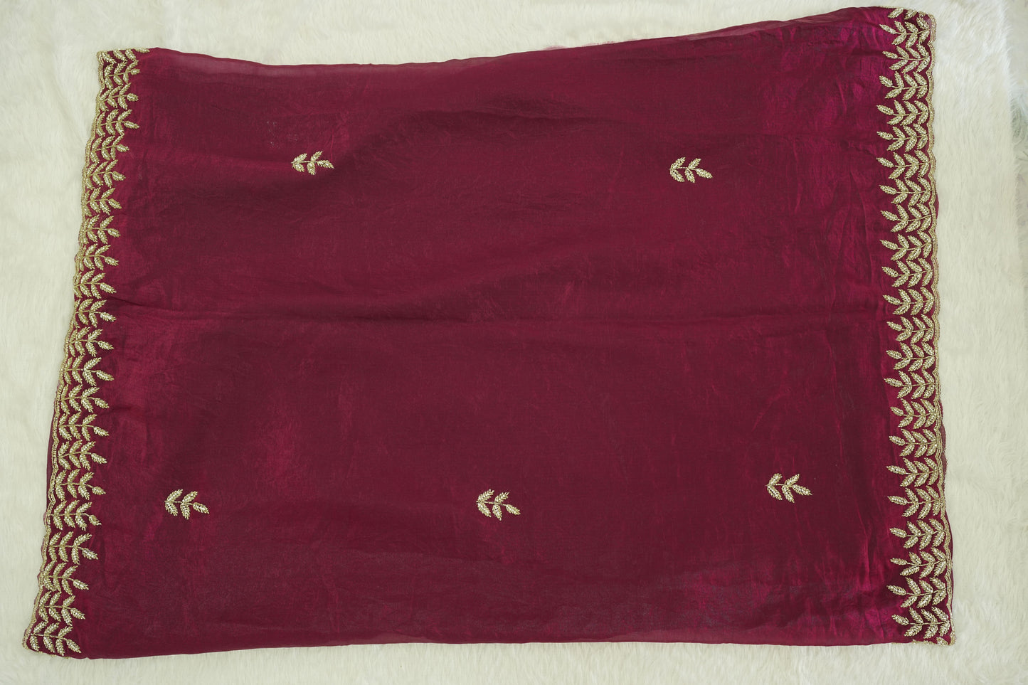 Crush Muslin Silk Saree