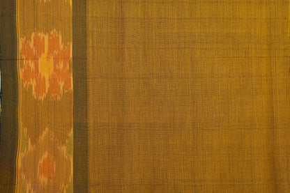 Ikkat Border Cotton Saree