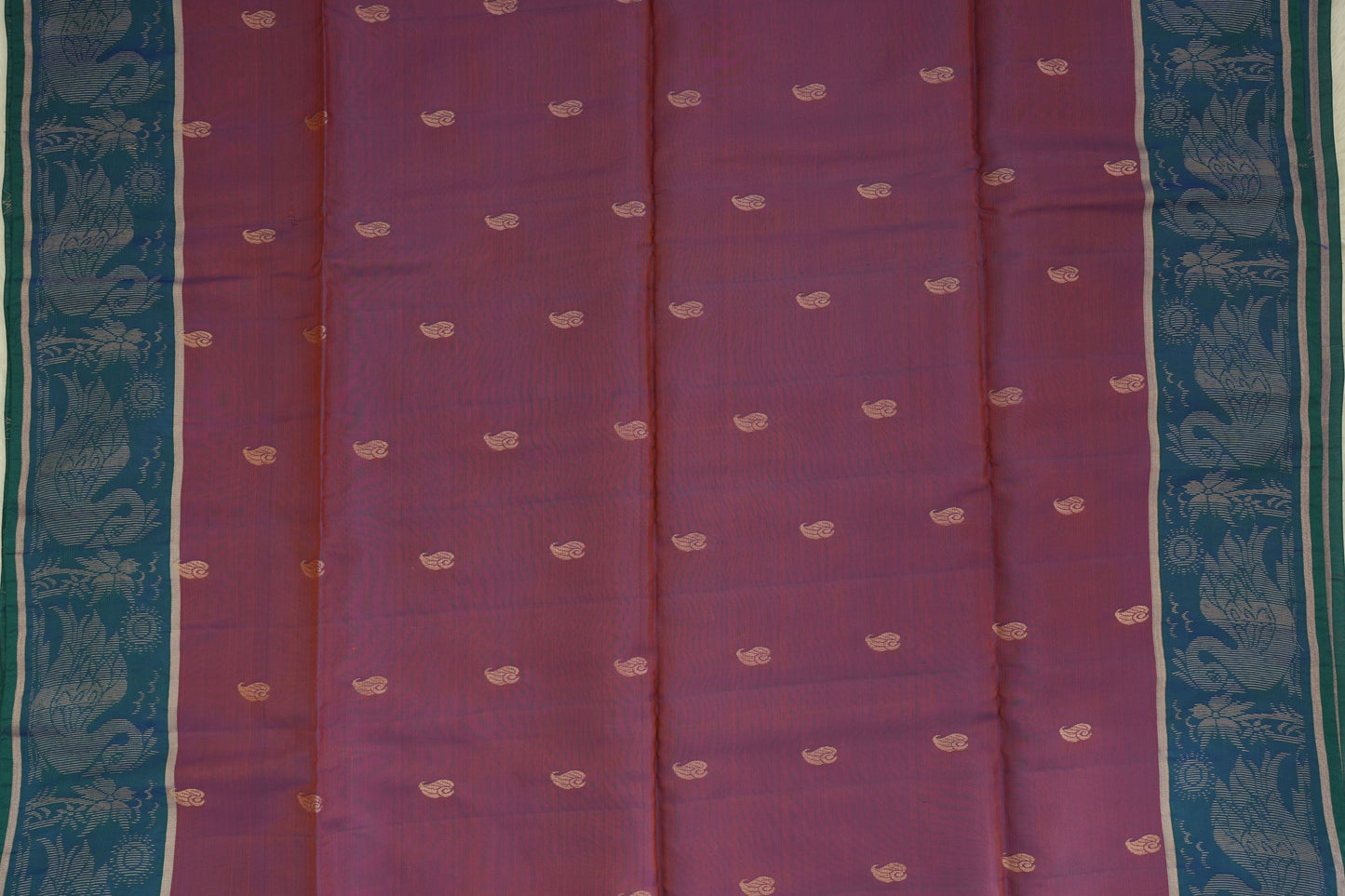 Kanchipuram Semi-Silk saree