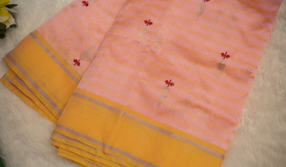 Chanderi Katan Silk Saree