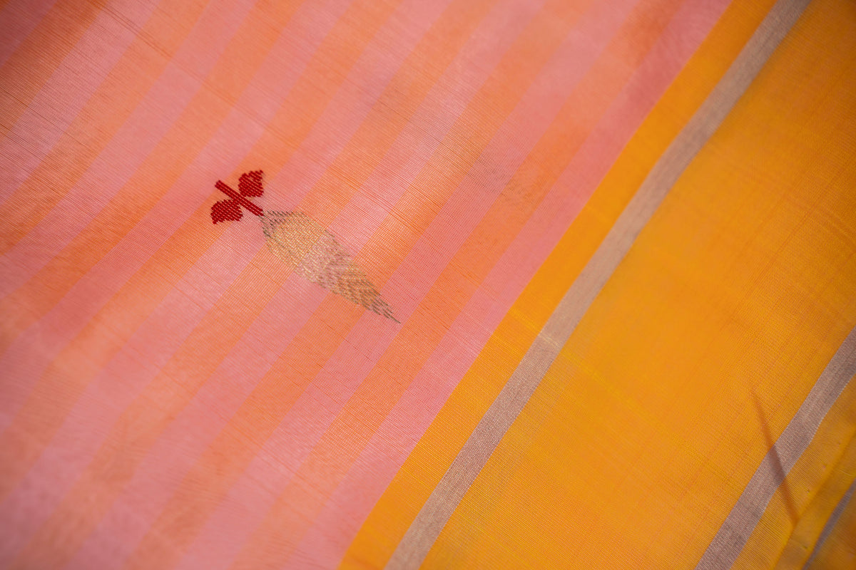 Chanderi Katan Silk Saree