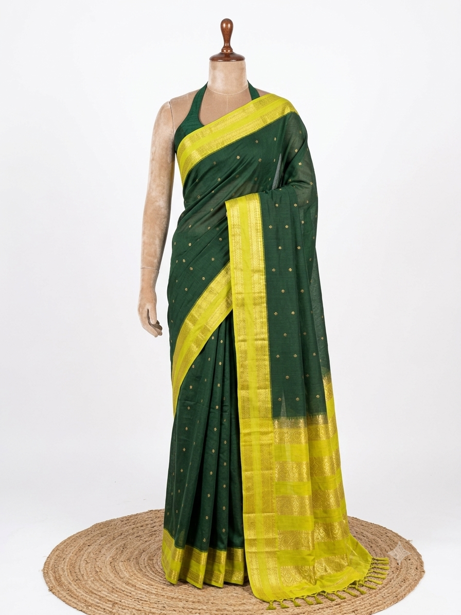 Kanchipuram Cotton Saree