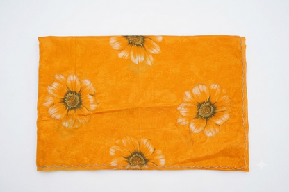 Digital Print Satin Saree
