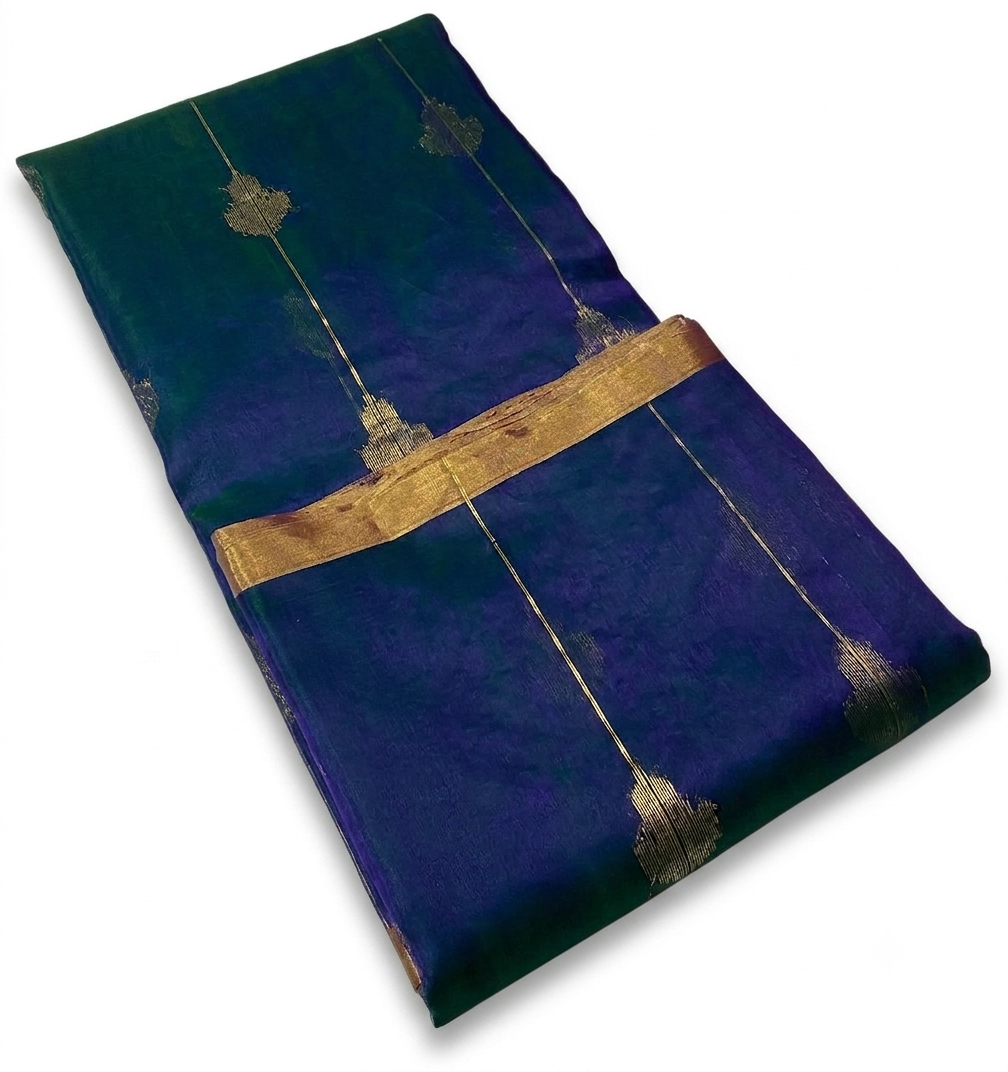 Chanderi Katan Silk Saree