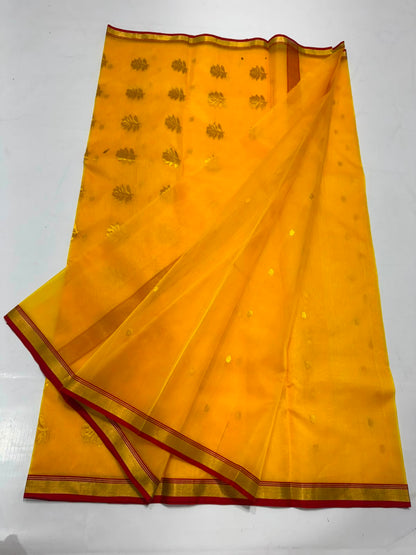 Chanderi Katan Silk saree,