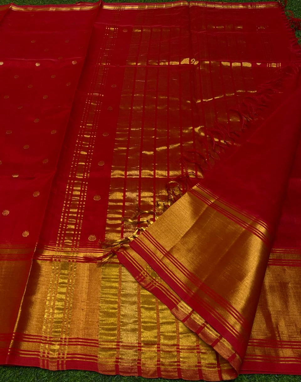 Pure Venkatagiri Silk Cotton Pattu Saree