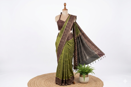 Kanchipuram Semi-Silk Saree