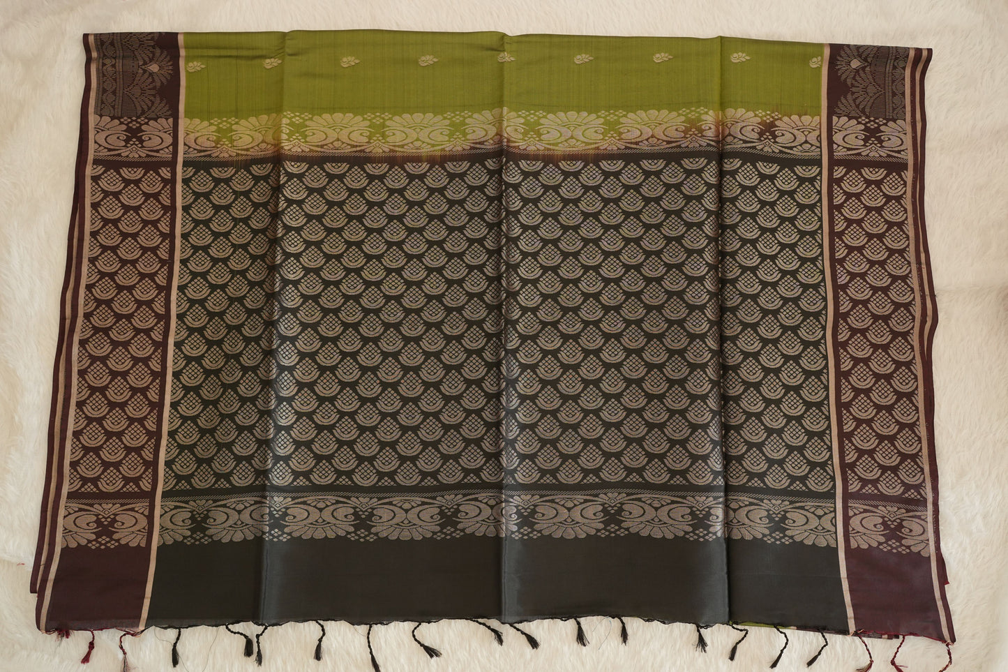 Kanchipuram Semi-Silk Saree