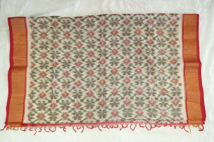Ikkat Silk Cotton Saree