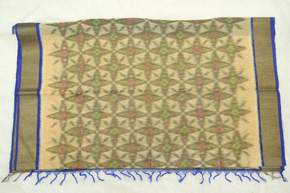 Ikkat Silk Cotton Saree