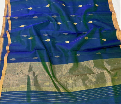 Chanderi Katan Silk Saree